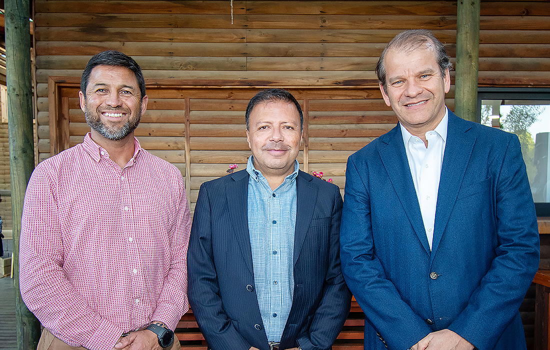Jorge Santander, Freddy Ramírez y Julio Friedmann.