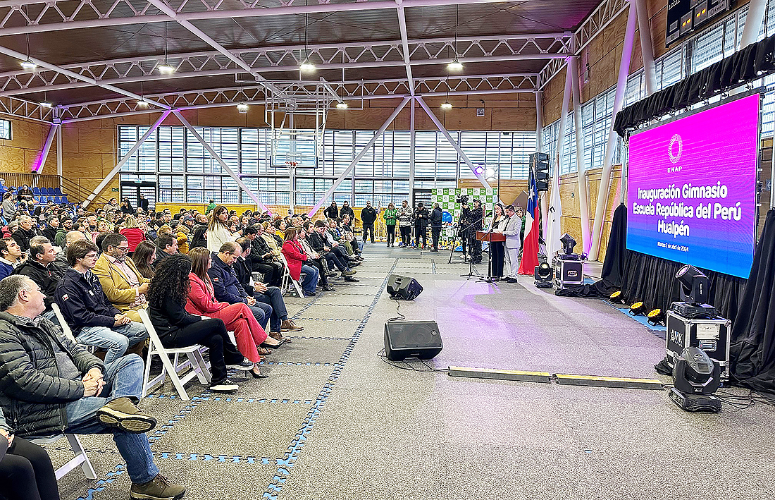 The new gymnasium will be used for different sports disciplines.