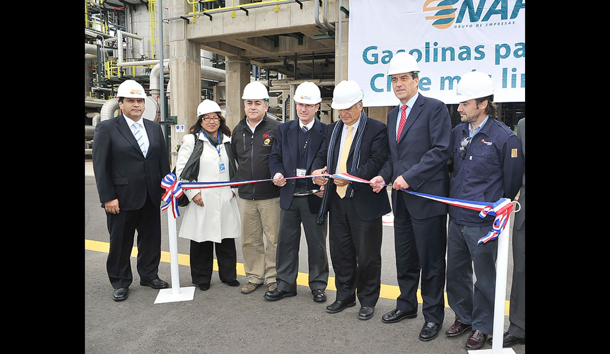 Inauguración Planta Alquilación en 2013.