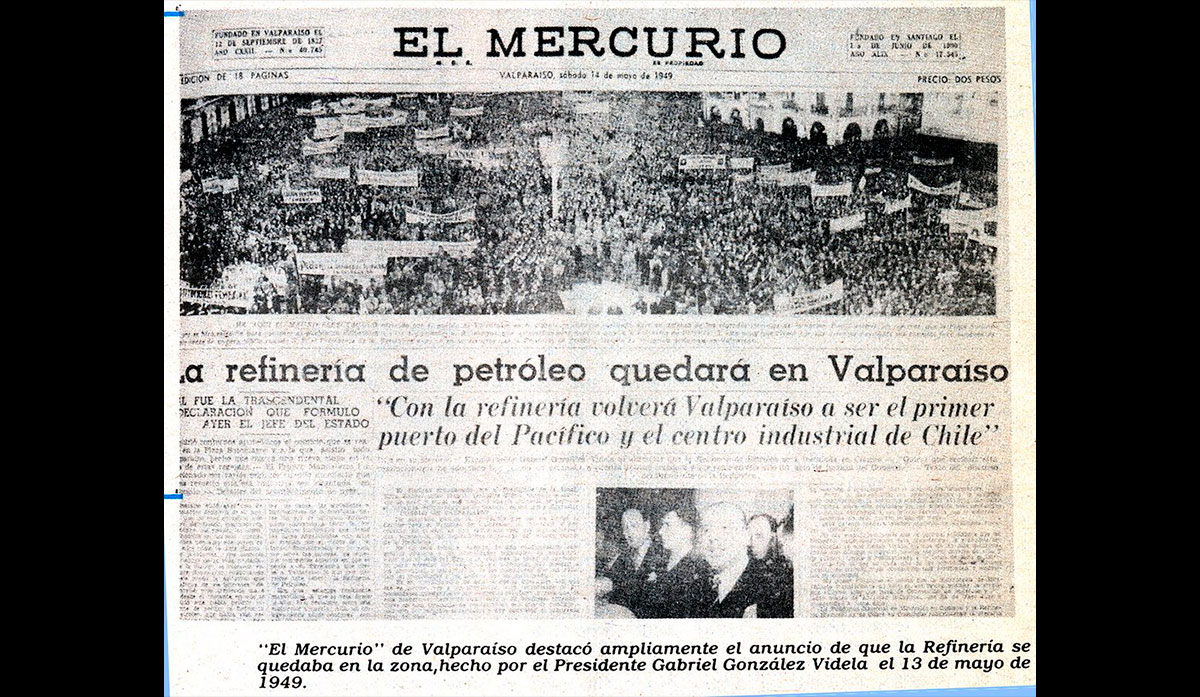 El Mercurio anunciaba que Valparaíso le ganaba la disputa a San Antonio.