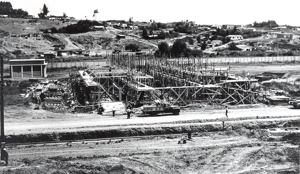 Terreno donde hoy se emplaza la Refinería.
